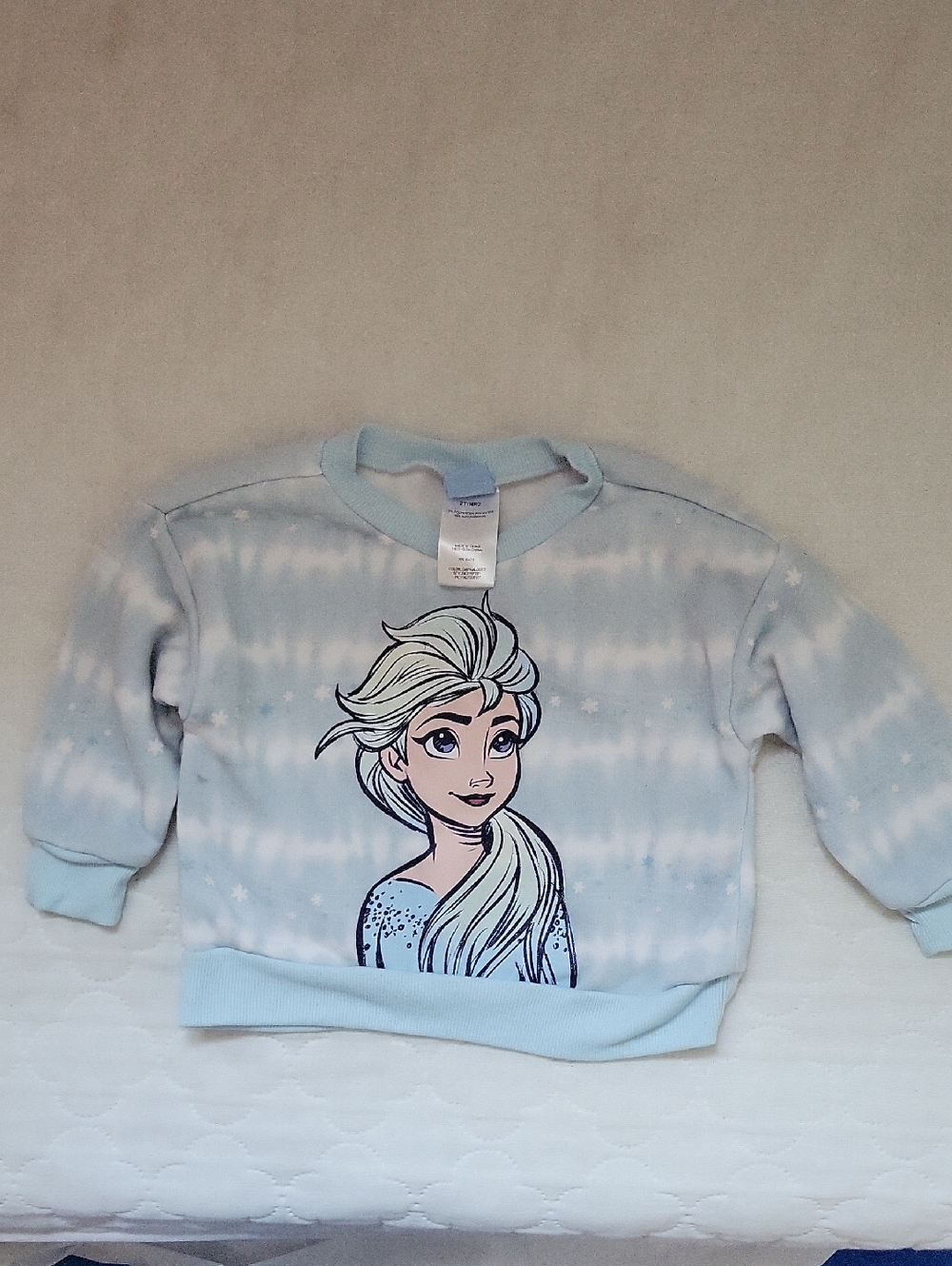 Disney Light Blue Elsa Pullover Sweater